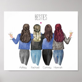 Oferta de Besties Personalizadas | Melhor Poster p