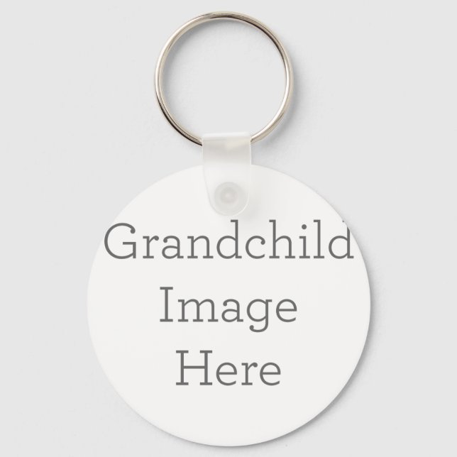 Chaveiro Círculo de Metal, 5,08cm (Frente)