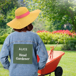 Oferta de jardinagem personalizada de nome do jard