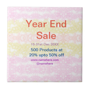 oferta de promoção comercial de venda no final do