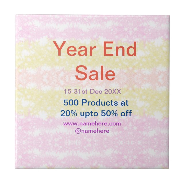 oferta de promoção comercial de venda no final do  (Frente)