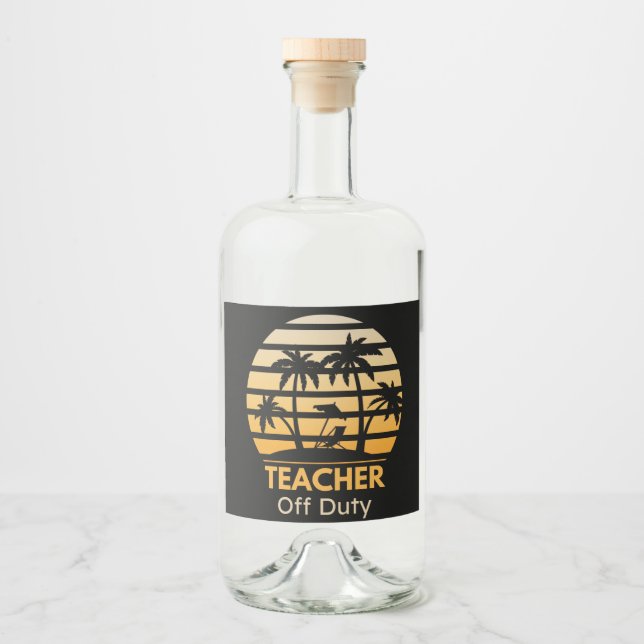 Off Duty Teacher T-Shirt (Frente)