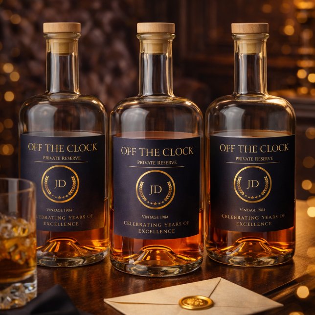 Off the Clock Retirement Private Reserve Label (Criador carregado)