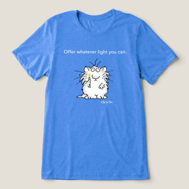 OFFER WHATEVER LIGHT YOU CAN by Sandra Boynton (Design frontal)