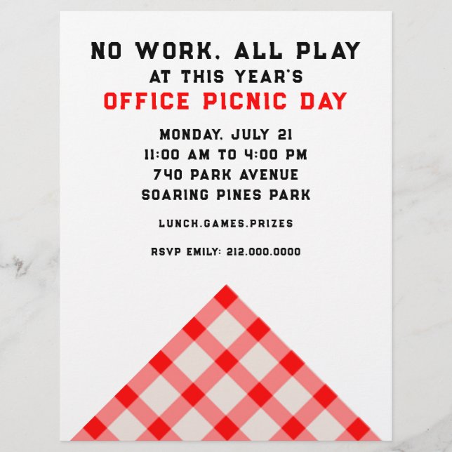 Office Summer Party Flyer (Frente)