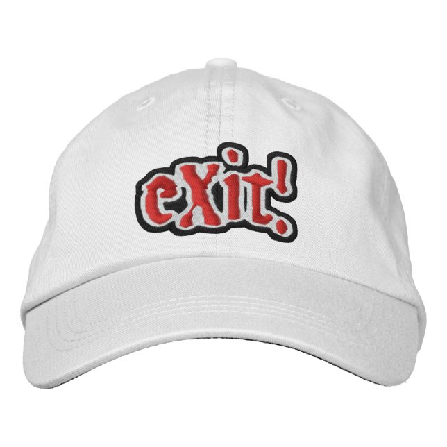 Oficial (c) eXit! Boné em BRANCO! (Frente)