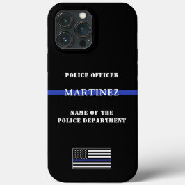 Oficial de Polícia de Linha Azul Personalizado Sin