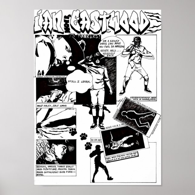 Oficial Ian Eastwood Comic Art impressão (Frente)