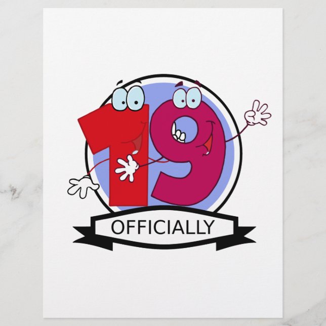 Oficialmente 19 Banner de Aniversário (Frente)