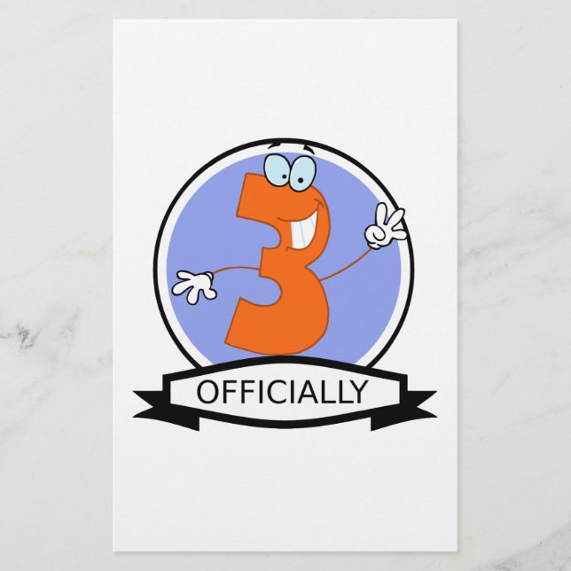 Oficialmente 3 Banner de Aniversário (Frente)
