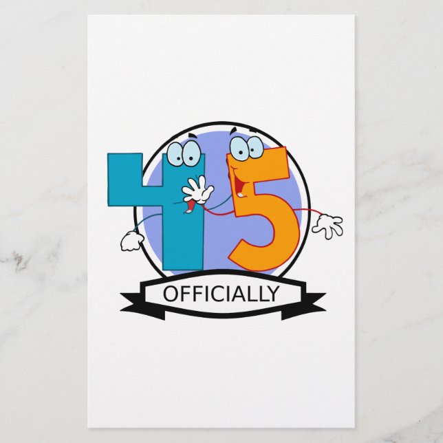 Oficialmente 45 Banner de Aniversário (Frente)