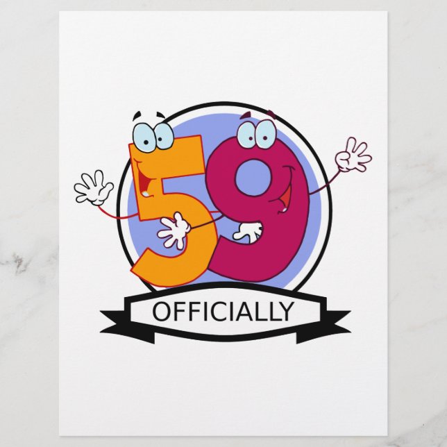 Oficialmente 59 Banner de aniversário (Frente)