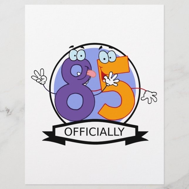 Oficialmente 85 Banner de Aniversário (Frente)