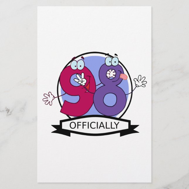 Oficialmente 98 Banner de Aniversário. (Frente)