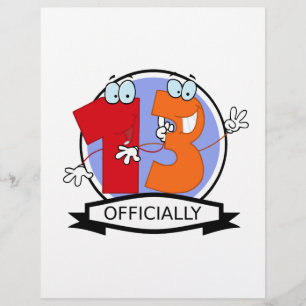 Oficialmente bandeira de 13 aniversários