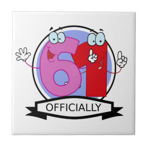 Oficialmente bandeira de 61 aniversários