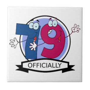 Oficialmente bandeira de 79 aniversários