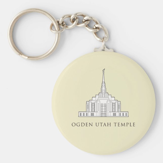 Ogden Utah Temple. chaveiro (Frente)