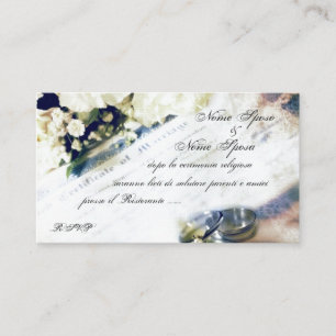 Oggi Saposi - Convite Para Casamento Italiano