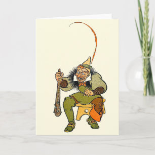Ogre - Cartão de Ilustração para Crianças Vintage