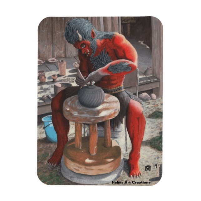 Ogre usando ímã flexível de fantasia de roda de ba (Vertical)