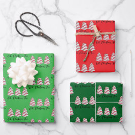 Oh Árvore de Natal Bolinhos Little Debbie Embrulho