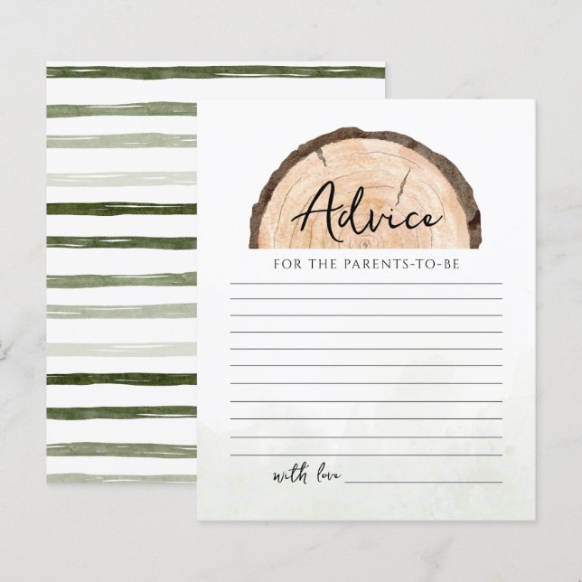 Oh Baby Woodland Aconselhamento de Aquarela Jogo d (Frente/Verso)