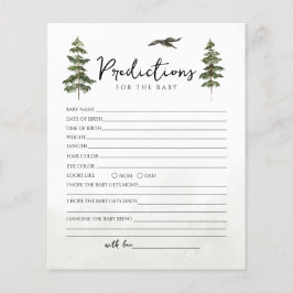 Oh Baby Woodland - Pôr Aquarela Previsão Bebê