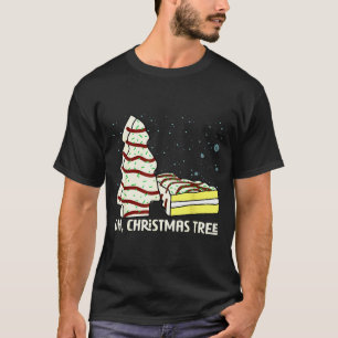 Oh, Bolo de Natal Árvore Camisa Bolo Engraçado Deb