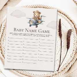 Oh Boy, Brown Bear Baby shower boy