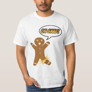 Oh camisa engraçada do homem de pão-de-espécie 