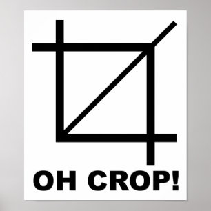 Oh Crop Engraçado Poster