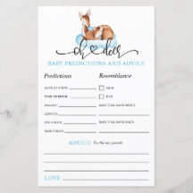 Oh Deer Blue Cloud Pretioning Game