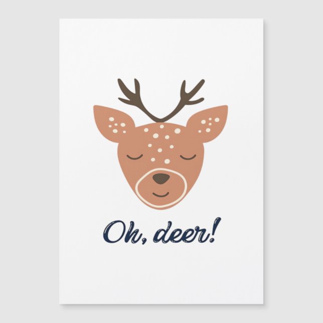 Oh Deer Deer Love Save The Deer Creative Design  (Frente)