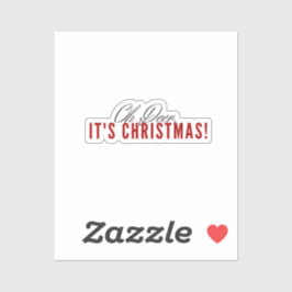 Oh Deer, é Natal! Adesivo