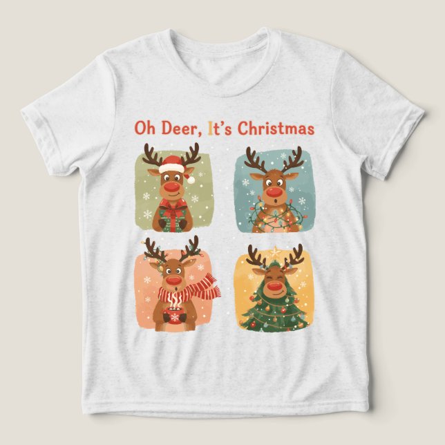 Oh Deer It’s Christmas Funny Design (Design frontal)