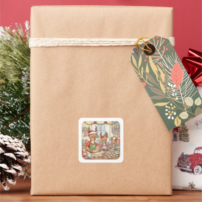 Oh Deer, o Natal chegou! Adesivos (Feriado)