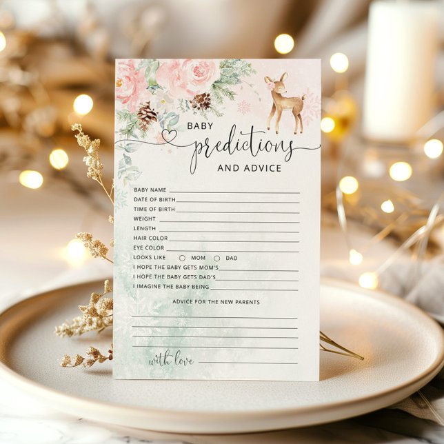 Oh Deer Pink elegante Predicações e cartão de acon (Criador carregado)