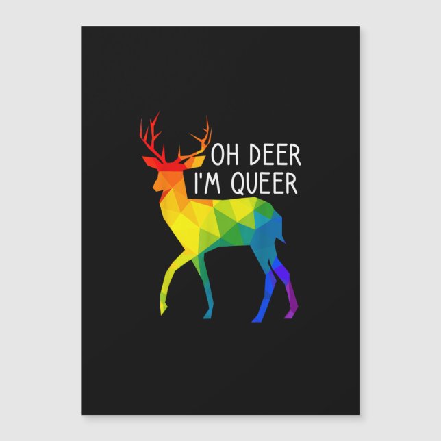 Oh Deer Queer LGBTQ Pride Celebration Month  (Frente)