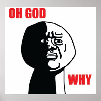 Oh Deus, por que - Poster