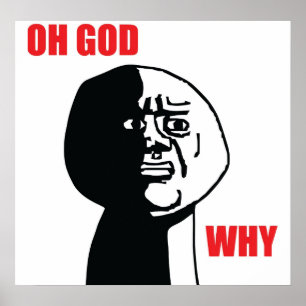 Oh deus porque - poster