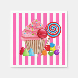 Oh guardanapo de papel doces de Candyland