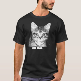 "OH HAI." - Homens da camisa do gatinho