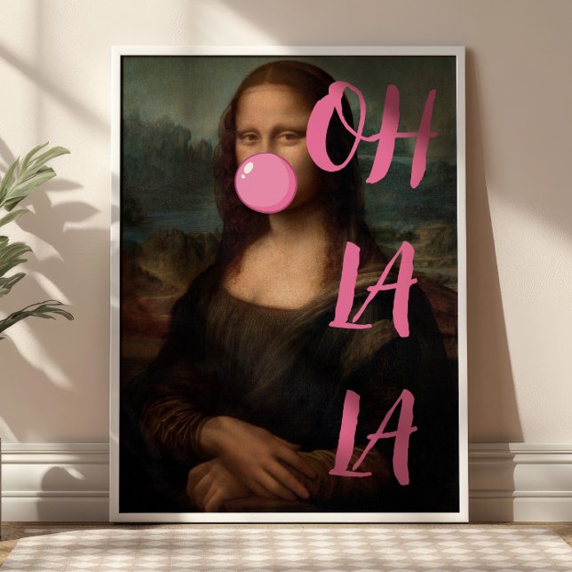 OH LA Mona Lisa Altered Art Poster (Criador carregado)