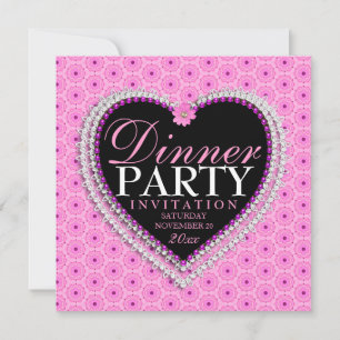 Oh LaLa Pink Love B'day Janta Convites de festas