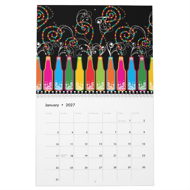 Oh lunático! Calendário feito sob encomenda 2012 (Jan 2027)