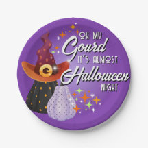 Oh Meu Jerimum Está Quase o Halloween Pratos de S