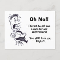 Oh Não, Esqueci-Me Do Nosso Cartão De Aniversário