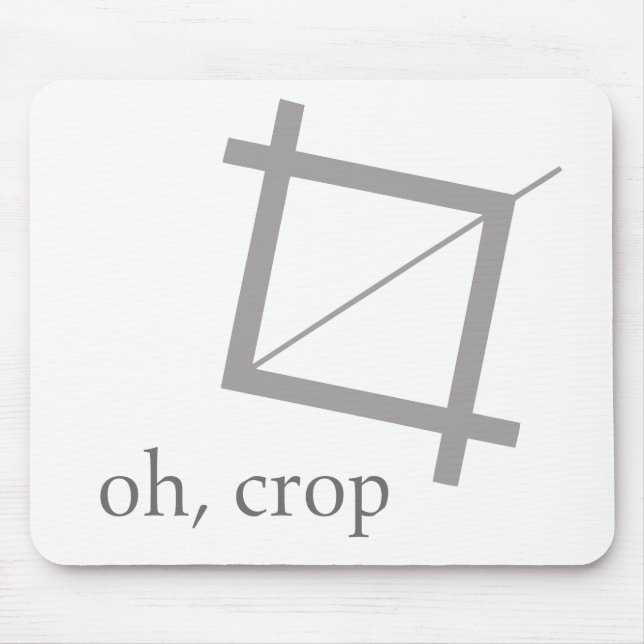 Oh nerd Mousepad do geek do desenhista de (Frente)