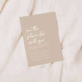 Oh, Os Lugares Que Ela Vai Formando Convite de fes